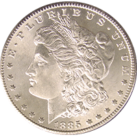 1885 Morgan Silver Dollar