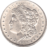 1888 Morgan Silver Dollar