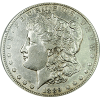 1889 CC Morgan Silver Dollar