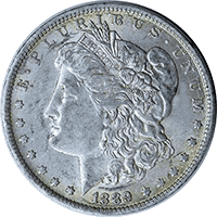 1889 O Morgan Silver Dollar