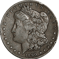 1890 S Morgan Silver Dollar
