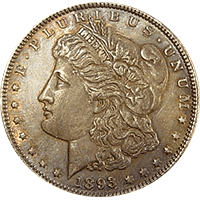 1893 Morgan Silver Dollar