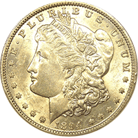 1894 O Morgan Silver Dollar