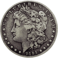 1894 Morgan Silver Dollar