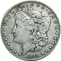 1895 Morgan Silver Dollar