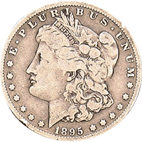 1895 S Morgan Silver Dollar