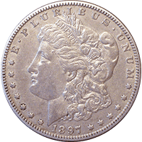 1897 O Morgan Silver Dollar