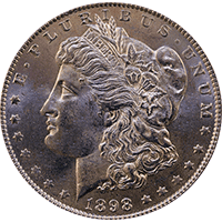 1898 Morgan Silver Dollar