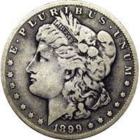 1899 Morgan Silver Dollar