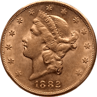 1882 Liberty Head Double Eagle