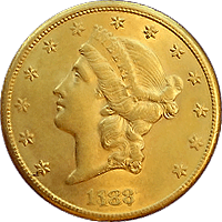1887 Liberty Head Double Eagle