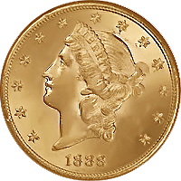 1888 Liberty Head Double Eagle