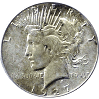1927 S Peace Dollar